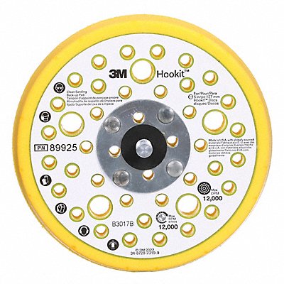 Hook-and-Loop Disc Backup Pad 5 in Dia