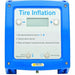 Tire Inflator 1/4-18 NPT Blue