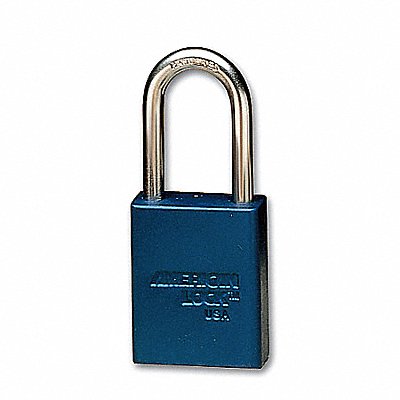 E7787 Lockout Padlock KA Blue 1-7/8 H PK12