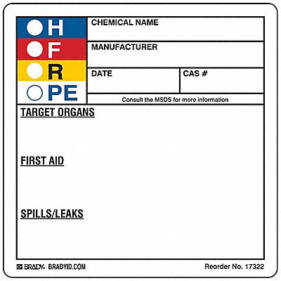 HMIG Label 3-7/8 in W PK250