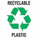 Recycle Label 10 in x 10 in Vinyl PK5