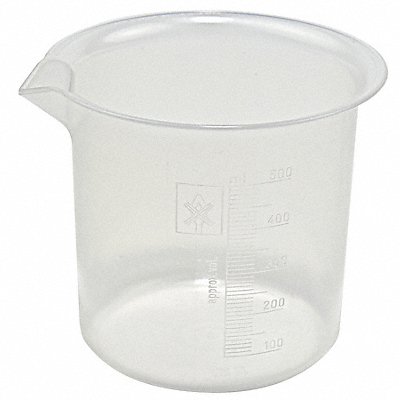 Beaker 500 mL 119 mm H 87 mm Dia PK6