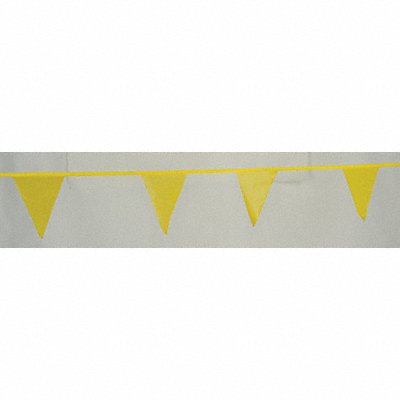 Pennants Polyethylene Yellow 60 ft.