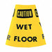 Traffic Cone Collar Yw/Blk Wet Floor PK6