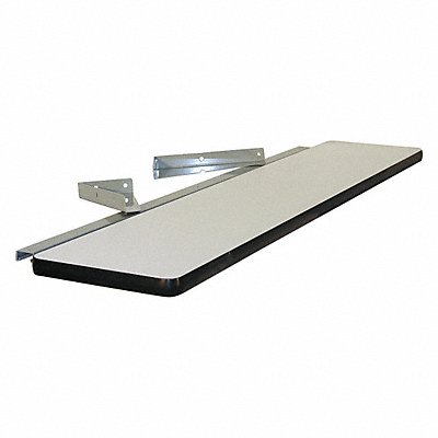 Cantilever Shelf 18 x 72 Plastic Gray