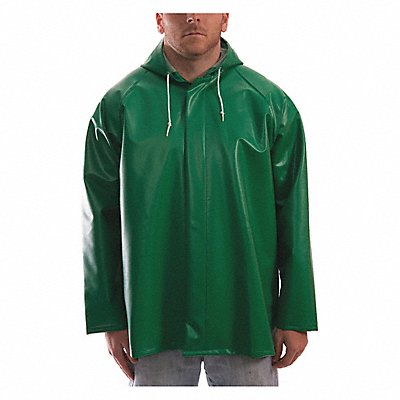 Flame Resistant Rain Jacket Green 2XL