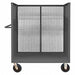 3 Sided Mesh Cart 1 Shelf 3600 lb.