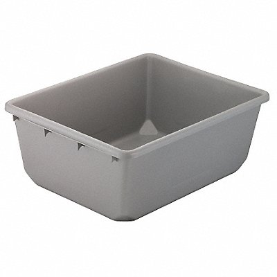 Nesting Container Gray Solid Polymer