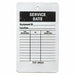 Svce Rcd Tag 5 x 3 Bk and R/Wht PK25