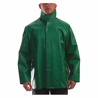 Chemical Splash Jacket PVC Green 2XL