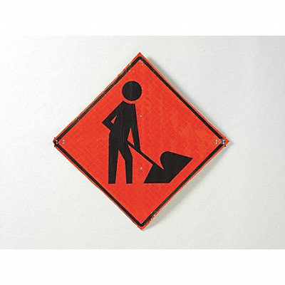 Workers Ahead Traffic Sign 36 x 36 