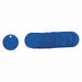Blank Tag Aluminum 1 1/2in W Blue PK25