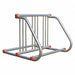 Bike Rack 2-Sided 6-Bike 39-1/2 in Slvr