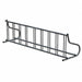 Bike Rack 1-Sided 9-Bike 110 in Silver