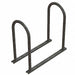 Bike Rack 2-Sided 4-Bike 32 in Silver