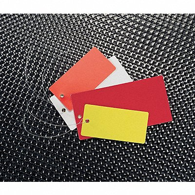 Blank Shipping Tag Vinyl Colored PK25