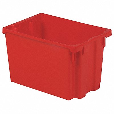 Stk and Nest Ctr Red Solid Polyethylene