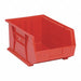 F0608 Hang and Stack Bin Red PP 8 in