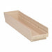 F0622 Shelf Bin Ivory Polypropylene 4 in