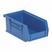 F0599 Hang and Stack Bin Blue PP 3 in