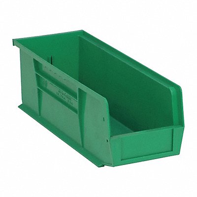 F0602 Hang and Stack Bin Green PP 5 in