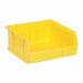 F0603 Hang and Stack Bin Yellow PP 5 in