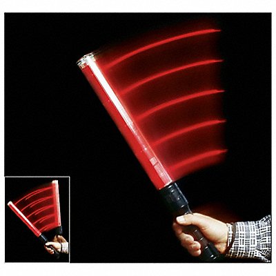 LED 3-Stage Safety Baton LED Color Red