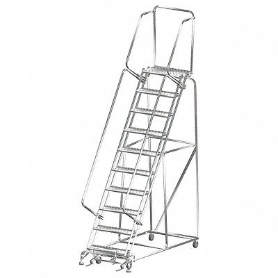 Lockstep Roll Ladder T304 Steel 100 in.H