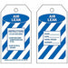 Air Leak Tag 5-3/4 x 3 In Bl/Wht PK10