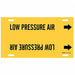 Pipe Mrkr Low Pressure Air 10in H 24in W