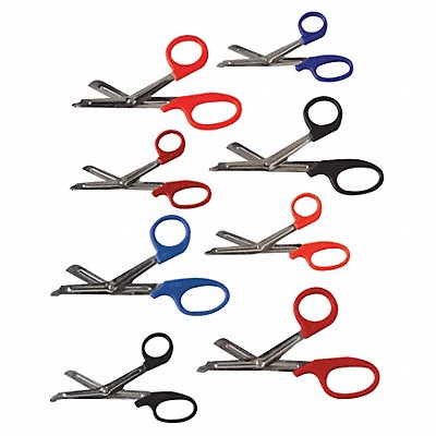 EMS Shear 7-1/4 in L Red Stainlss Steel