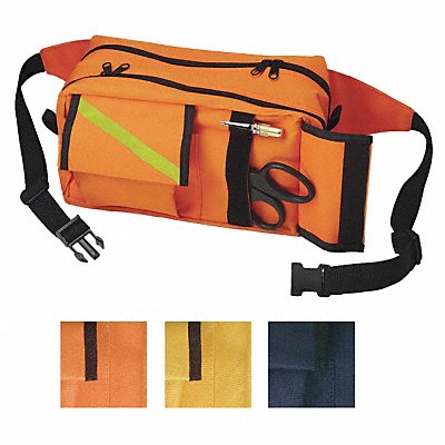 Fanny Pack Nylon Orange 10inx6inx5in.