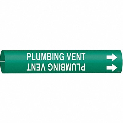 Pipe Marker Plumbing Vent 7/8 in W