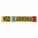 Pipe Marker Ammonia 26 in H 12 in W