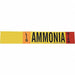 Pipe Marker Ammonia 4 in H 24 in W