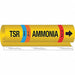 Pipe Marker Ammonia 26 in H 12 in W