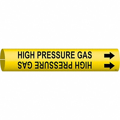 Pipe Markr High Pressure Gas 2in H 2in W