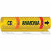 Pipe Marker Ammonia 26 in H 12 in W