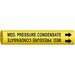 Pipe Mrkr Med. Pressure Condensate 2in H