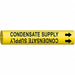 Pipe Marker Condnsate Supply 2 13/16in H