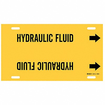 Pipe Markr Hydraulic Fluid 10in H 24in W