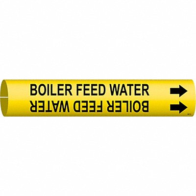 Pipe Markr Boiler Feed Water 2in H 2in W