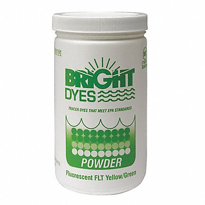 Dye Tracer Powder Flt Yellow/Green 1 lb