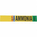 Pipe Marker Ammonia 2 1/4 in H 14 in W