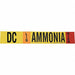 Pipe Marker Ammonia 4 in H 24 in W