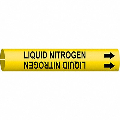 Pipe Mrkr Liquid Nitrgen 7/8in H 7/8in W