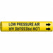 Pipe Marker Low Pressure Air 4/5 in W