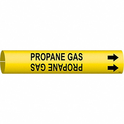 Pipe Marker Propane Gas 2 13/16in H