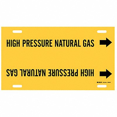 Pipe Marker High Pressure Natural Gas