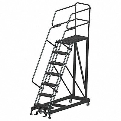 Roll Work Platform Steel Single 70 In.H